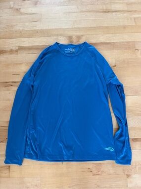 Men's Long Sleeve Performance Shirt - Blue